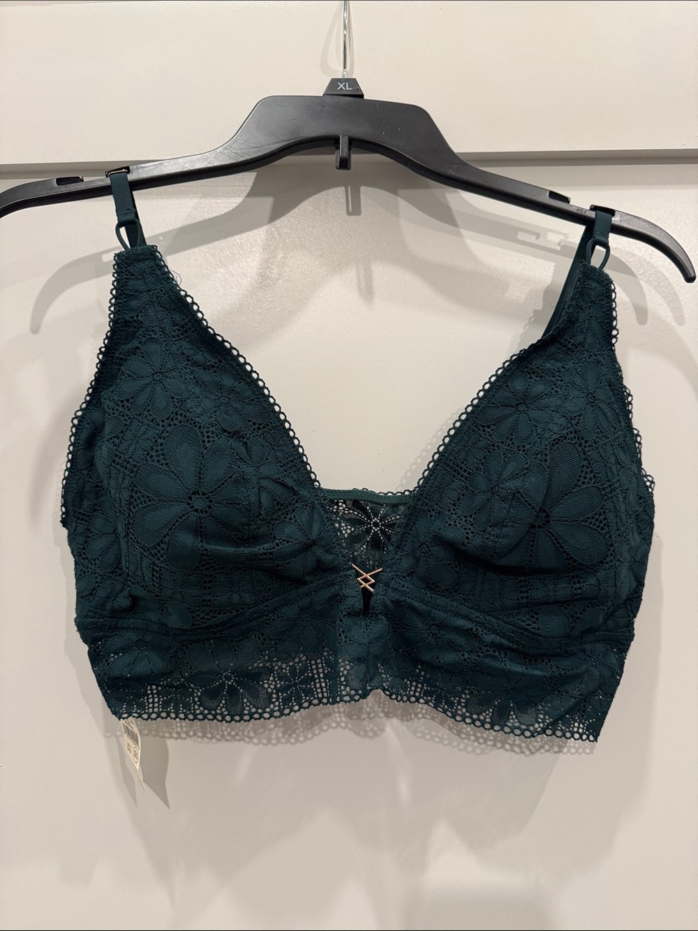 Lace Bralette in Deep Teal - Women Intimates